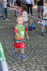 Najmłodsi uczestnicy biegu